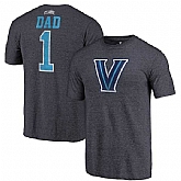 Villanova Wildcats Fanatics Branded Navy Greatest Dad Tri Blend T-Shirt